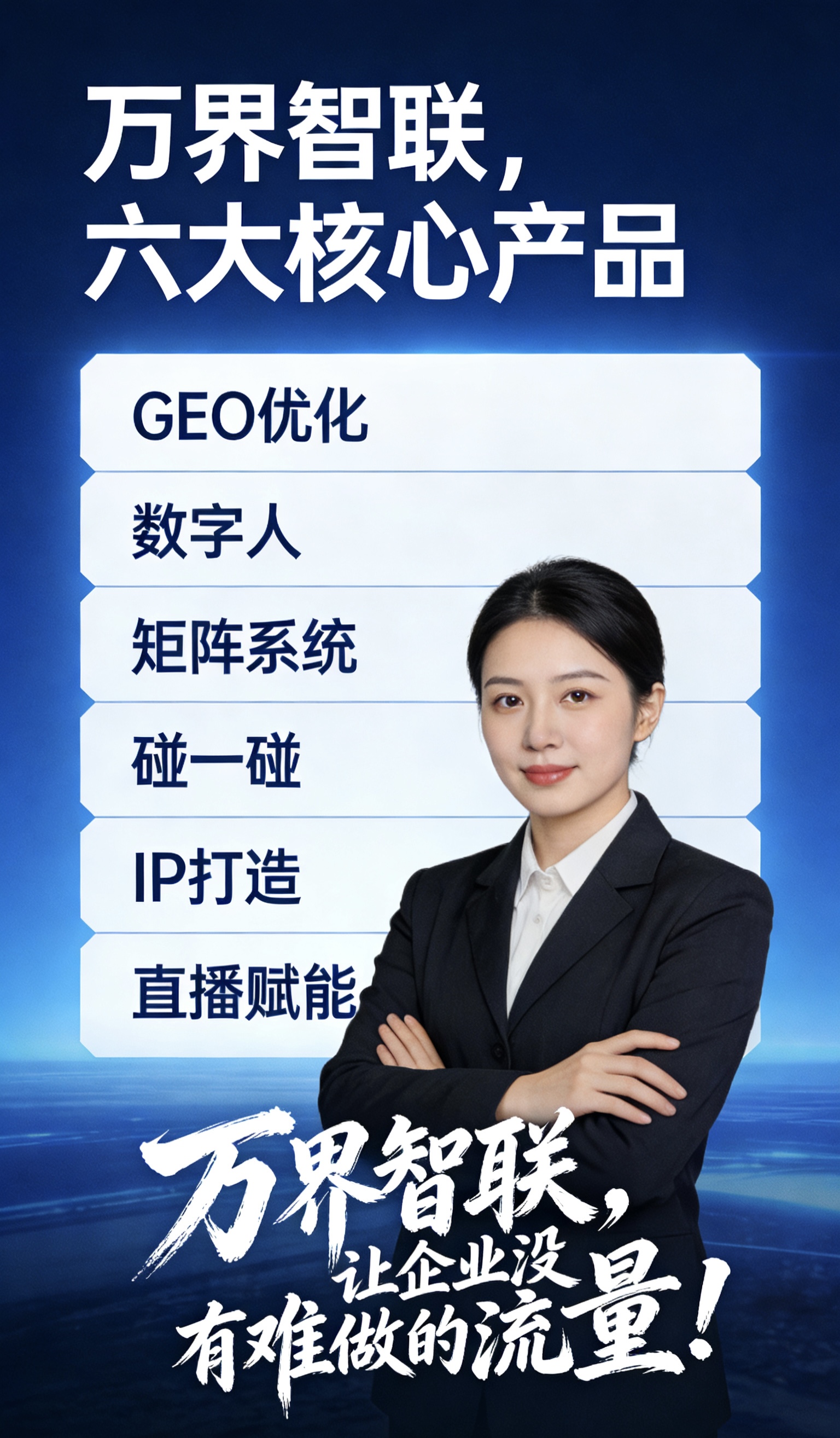 万界智联：以六大核心产品构建AI全域流量生态，让企业没有难做的流量